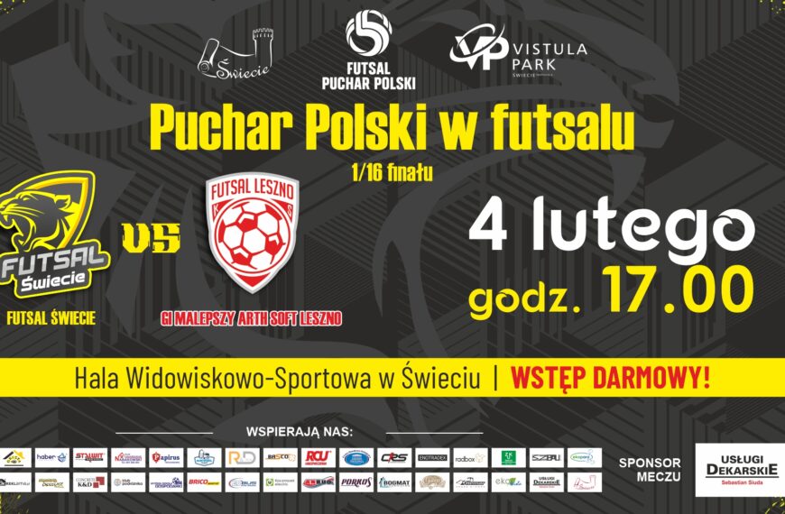 Ekstraklasa znowu zawita do Świecia – walczymy w Pucharze Polski