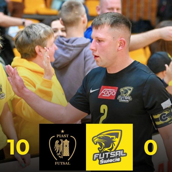 Zdziesiątkowany Futsal Świecie rozbity w Gliwicach przez Mistrza