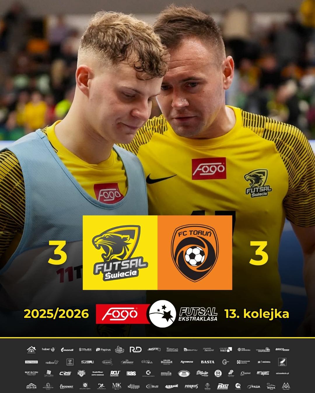 Pierwsze derby na remis po pasjonującym widowisku