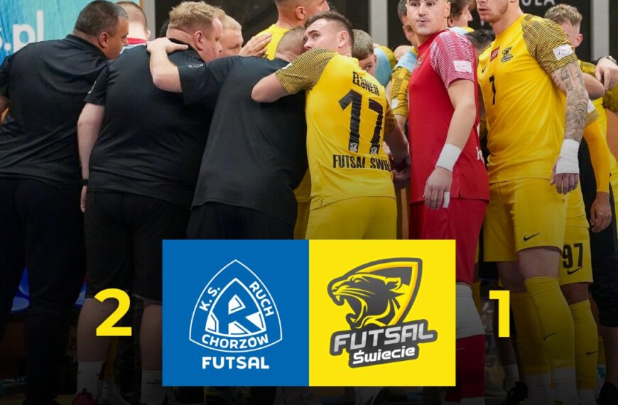 Przykra niespodzianka w Chorzowie, „Pantery” przegrywają z ostatnim w tabeli Ruchem