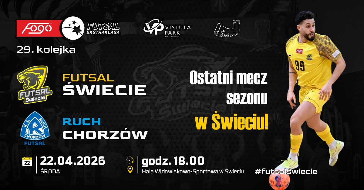 Ostatni mecz sezonu w Świeciu, „Pantery” pod sporą presją