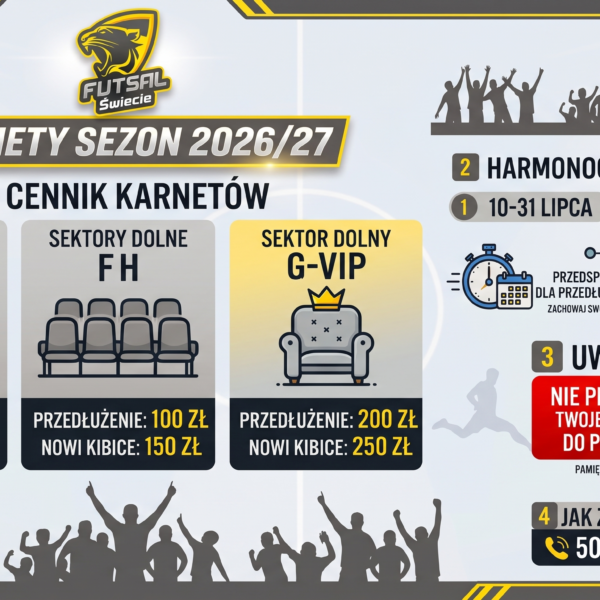 rusza sprzedaż karnetów na sezon 26/27