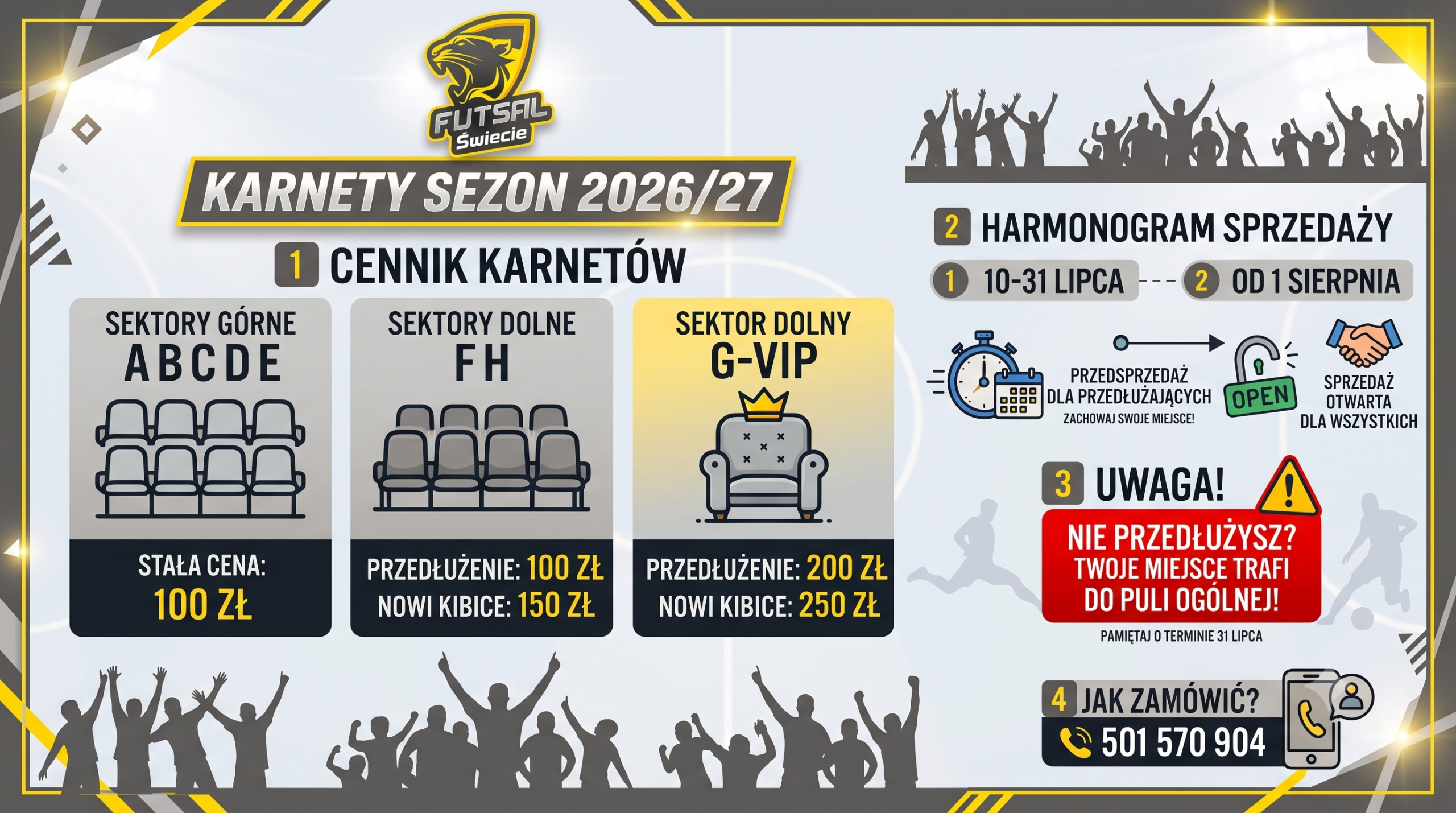 rusza sprzedaż karnetów na sezon 26/27